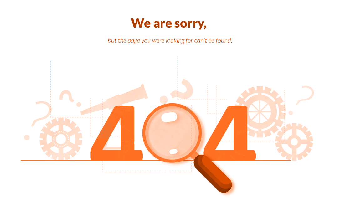 Sorry, the page not found 404